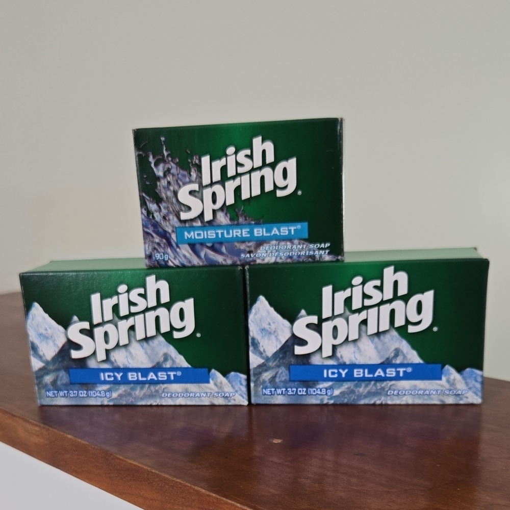 Irish Spring Soap Sealed Icy Blast & Moisture Blast